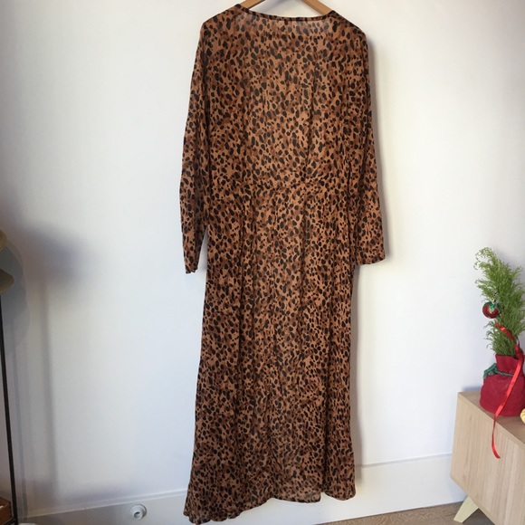 ✴️SOLD✴️ Spell Saphari Gown Leopard Duster Small - Picture 2 of 8